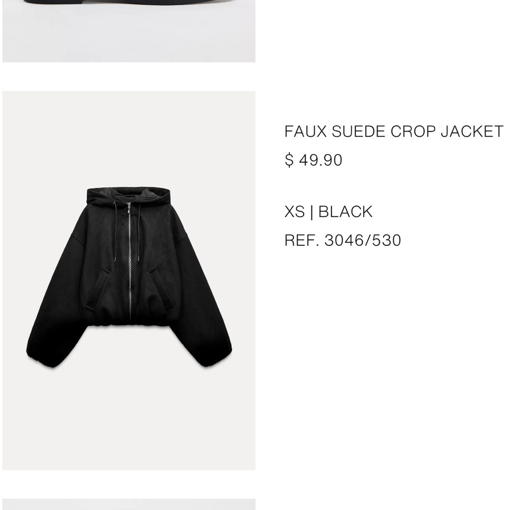 Black Zip-Up Hoodie - Picture 2 of 2
